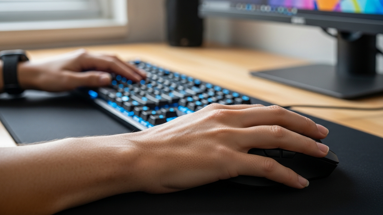 Submitting resume on a laptop